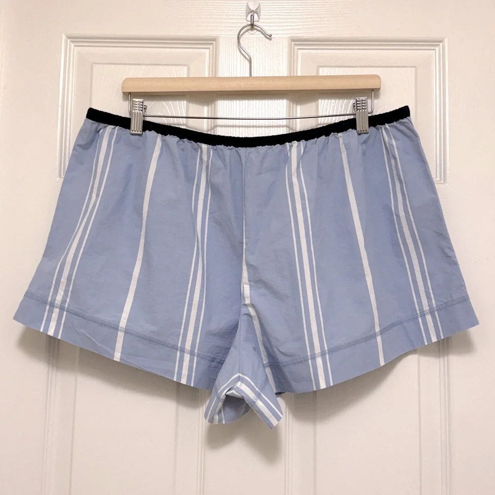 NWT J.Crew Cruise Drawstring Short in Striped Cotton Poplin